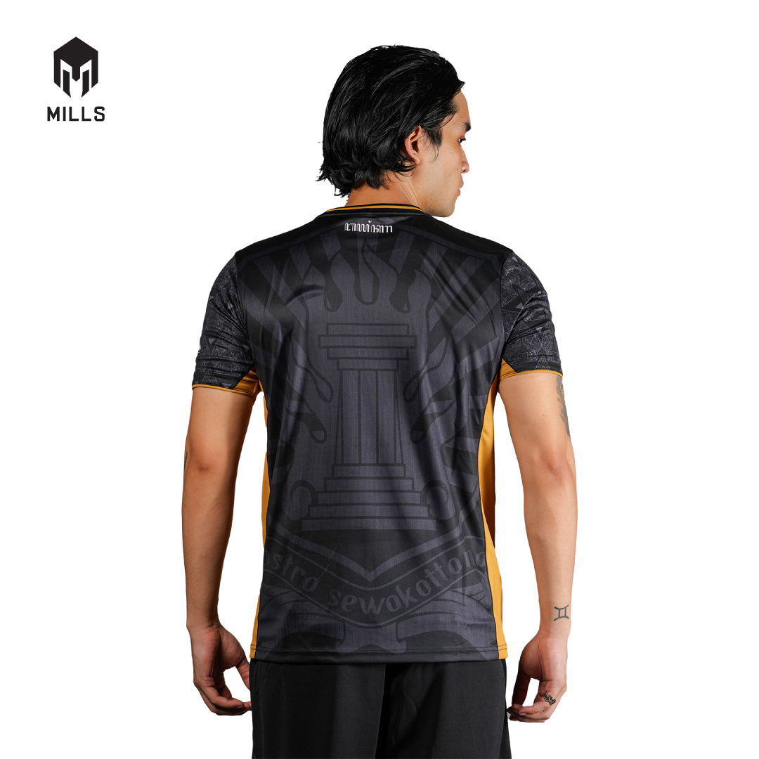 MILLS BHAYANGKARA FC THIRD JERSEY PLAYER ISSUE BLACK 1449BFC