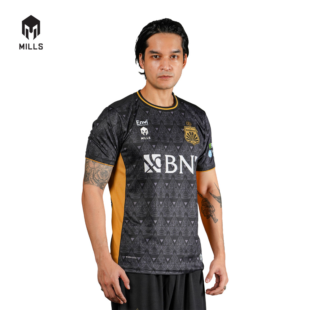 MILLS BHAYANGKARA FC THIRD JERSEY PLAYER ISSUE BLACK 1449BFC