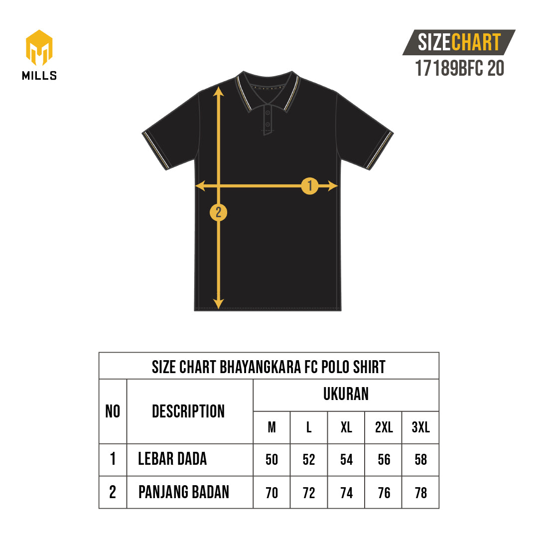 MILLS BHAYANGKARA FC POLO SHIRT 17189BFC