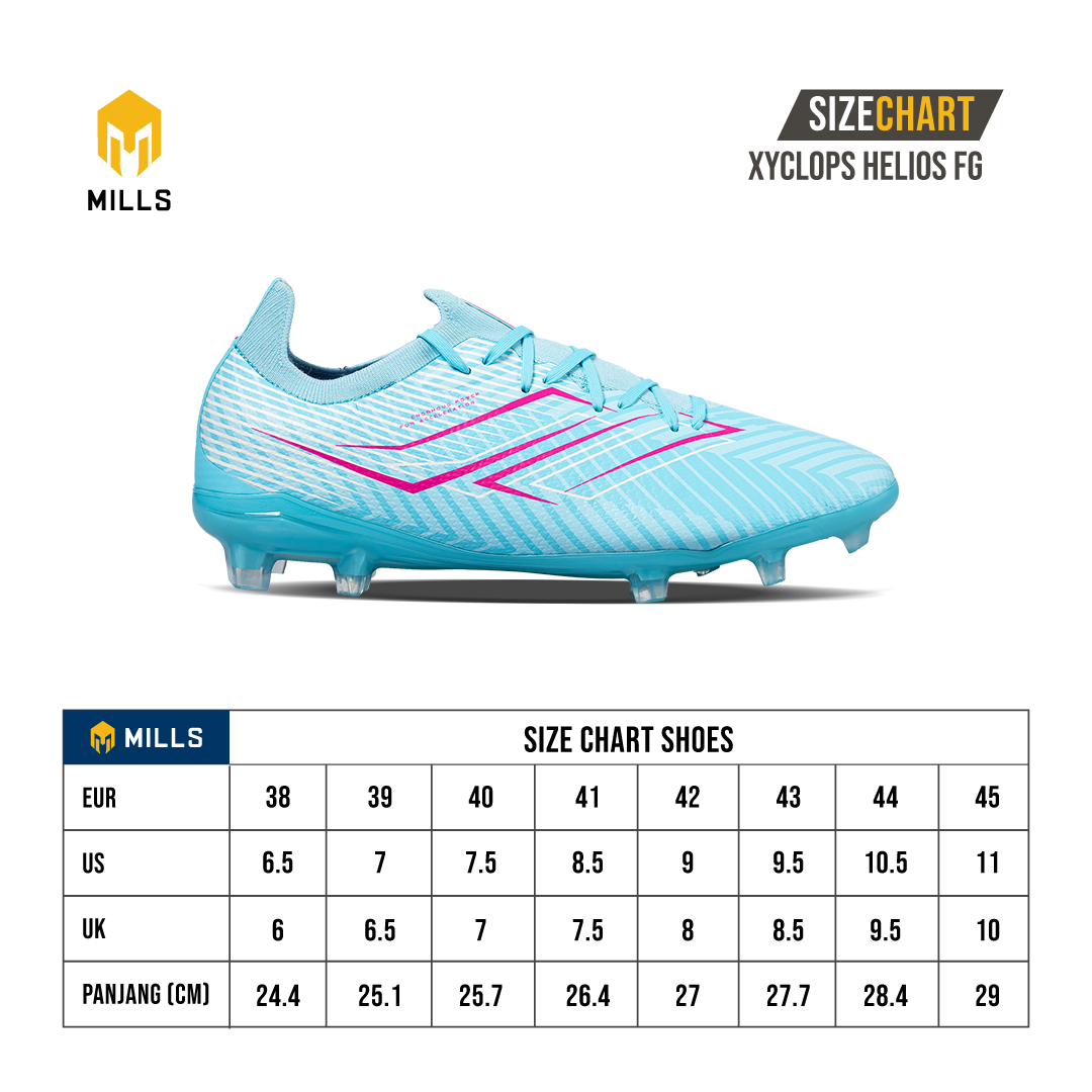 MILLS Sepatu Sepakbola Xyclops Helios FG Beige / Bright Red 9304901