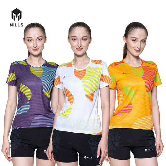 MILLS Baju Olahraga Running Zenith Running Tshirt Women 5013