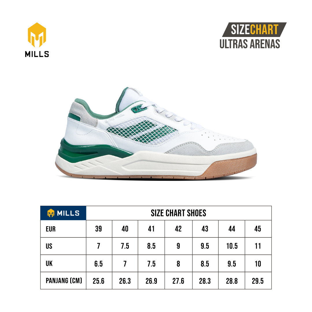 MILLS Sepatu Lifestyle Ultras Arenas Black / Grey / White 9702601