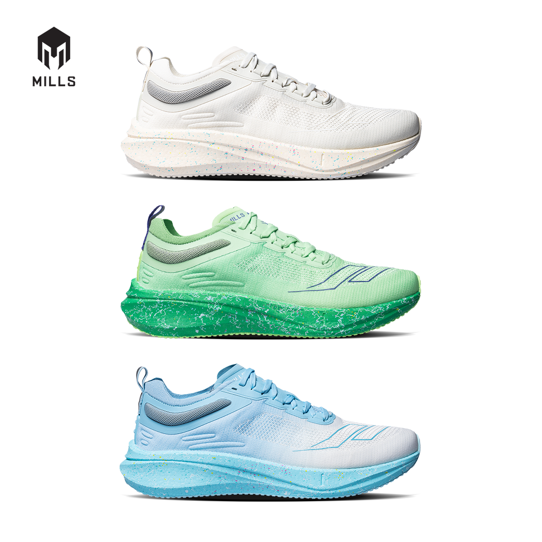 Mills Sepatu Lari Running Shoes Enermax Dynaplate Riders Beige / Off White / Cream 9103703