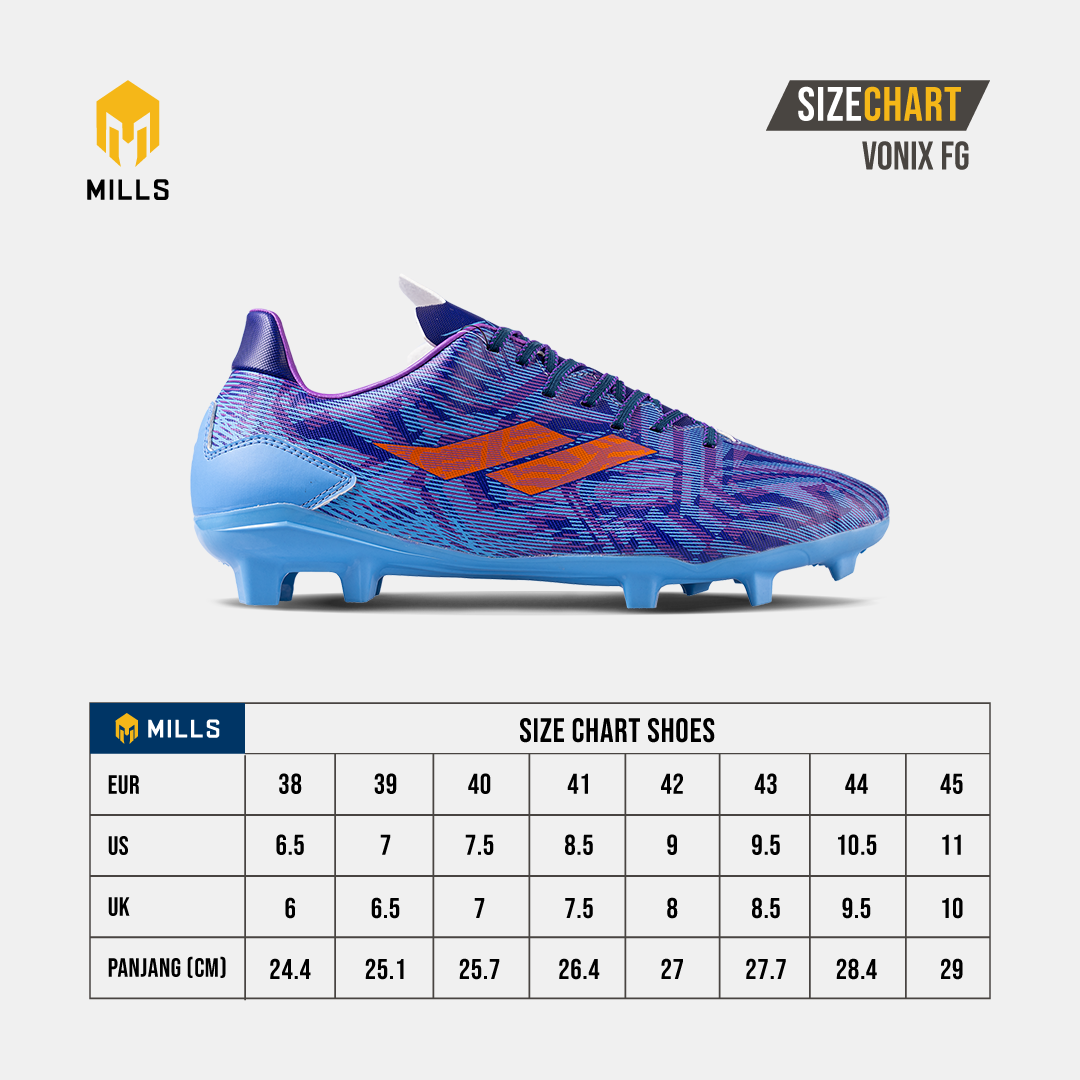 MILLS SEPATU SEPAKBOLA VONIX FG DK.PURPLE/COOL.BLUE/VIOLET 9303607