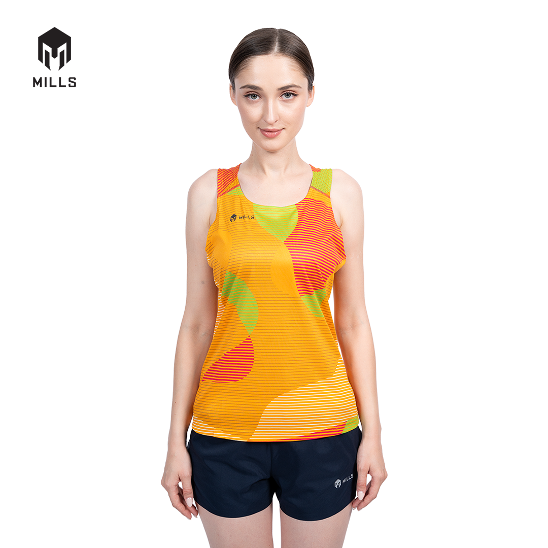 MILLS Singlet Wanita Running Zenith Running Tank Top Women 6013