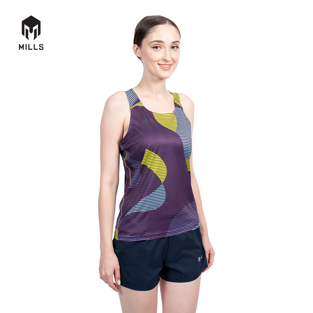 MILLS Singlet Wanita Running Zenith Running Tank Top Women 6013