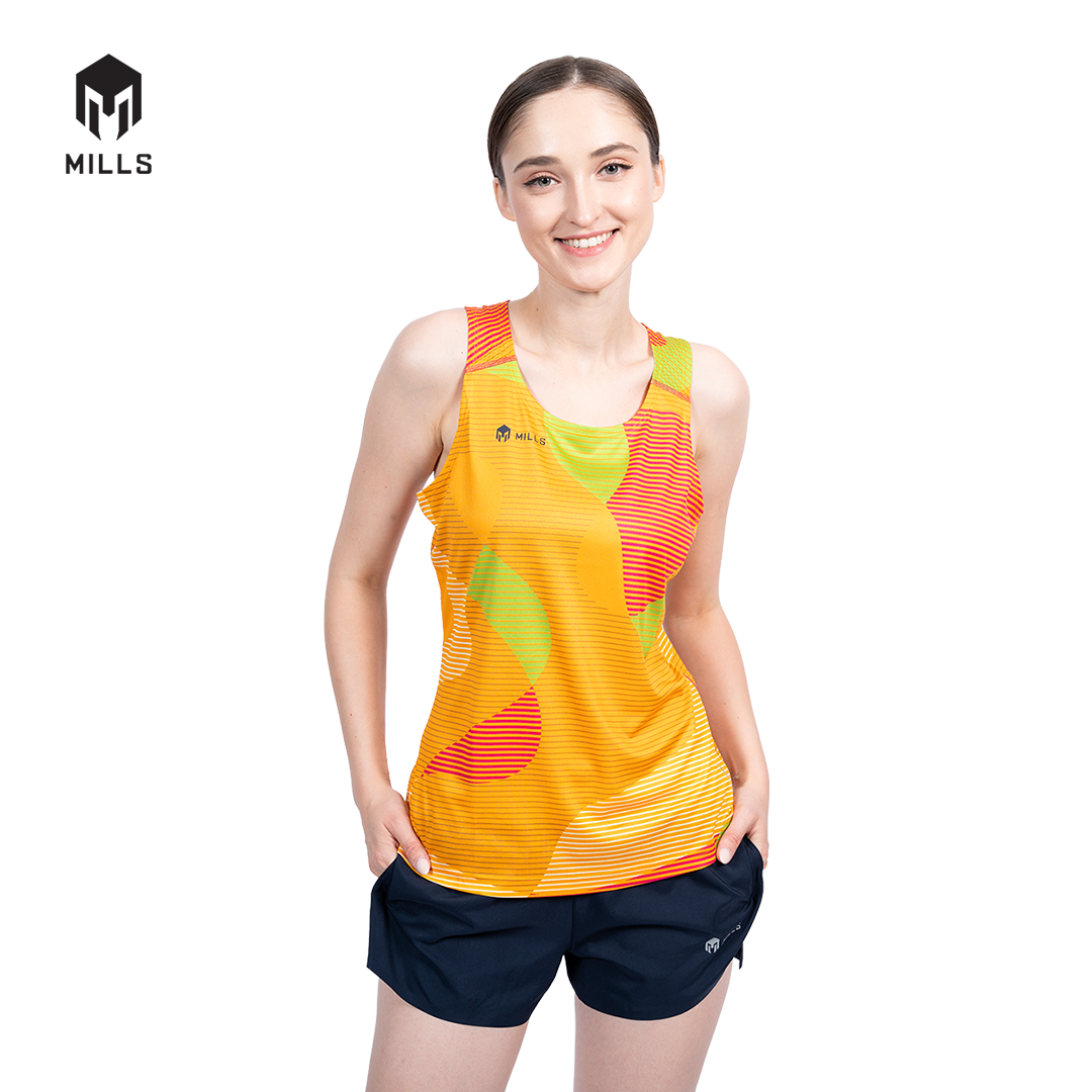 MILLS Singlet Wanita Running Zenith Running Tank Top Women 6013