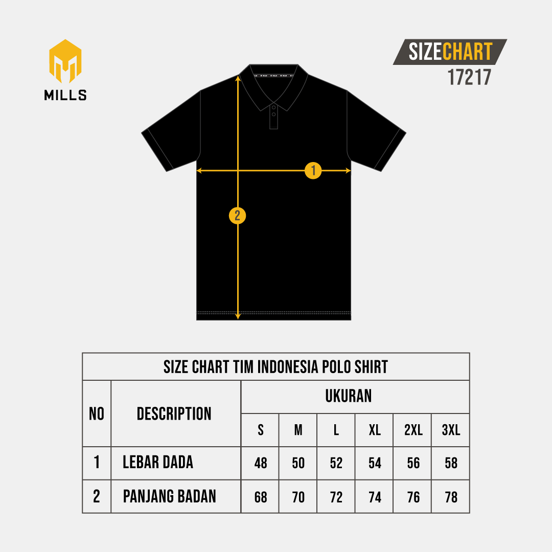 MILLS TIM INDONESIA POLO SHIRT 00700217