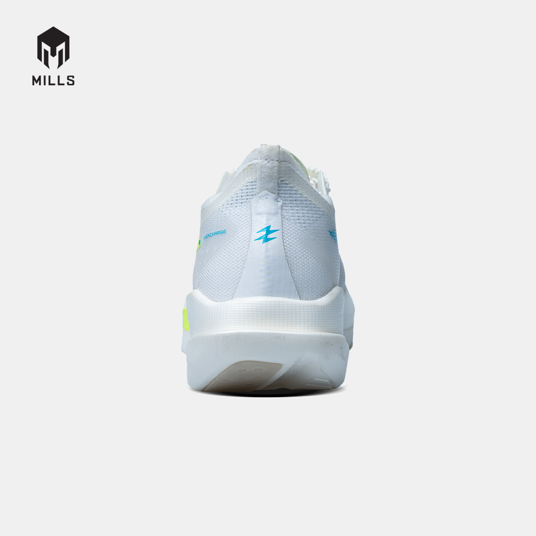 MILLS SEPATU LARI RUNNING SHOES ENERCHARGE M1 WHITE/OCEAN.BLUE/NEON.LIME 9105304