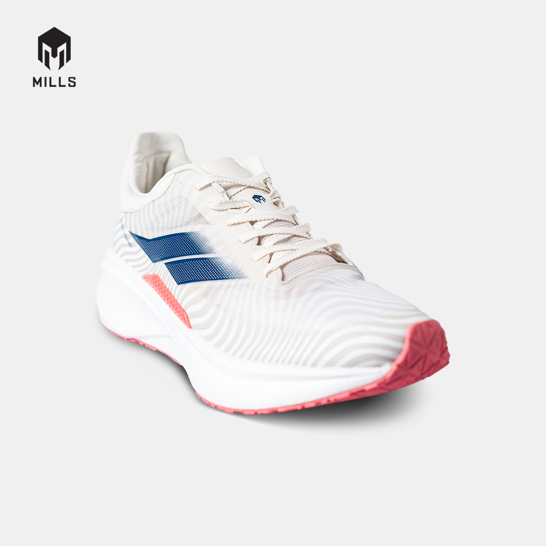 MILLS SEPATU LARI RUNNING SHOES ENERMAX DYNAPLATE OFF WHITE/CORAL RED/NAVY 9100709