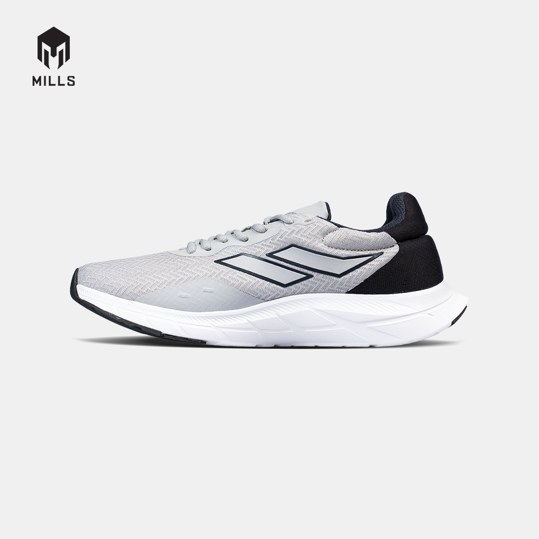 MILLS SEPATU LARI RUNNING SHOES TREXIMO VISION GREY/BLACK/WHITE 9103406