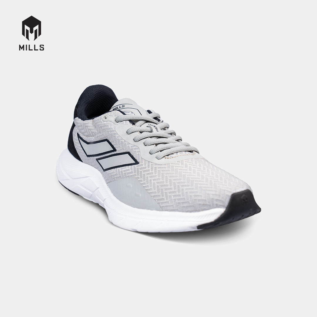 MILLS SEPATU LARI RUNNING SHOES TREXIMO VISION GREY/BLACK/WHITE 9103406