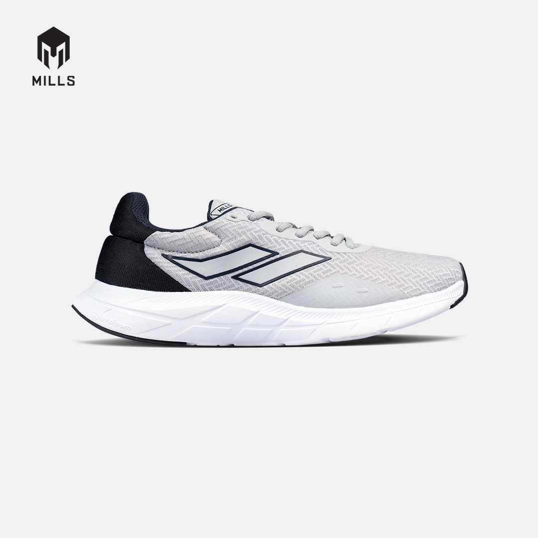 MILLS SEPATU LARI RUNNING SHOES TREXIMO VISION GREY/BLACK/WHITE 9103406