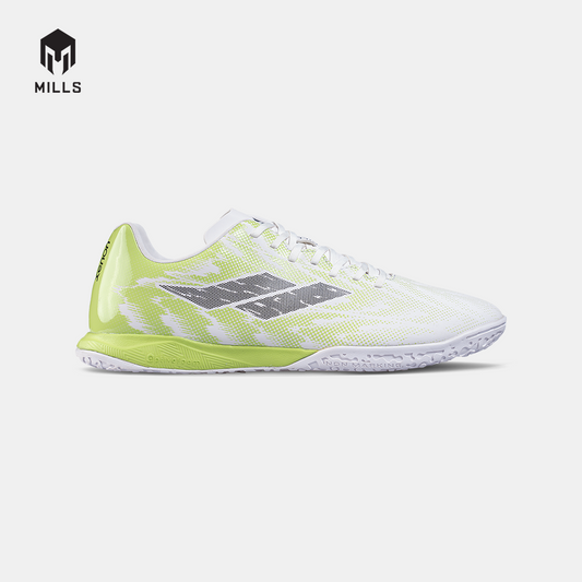 MILLS SEPATU FUTSAL XENON IN WHITE/LIME.GREEN 9401608