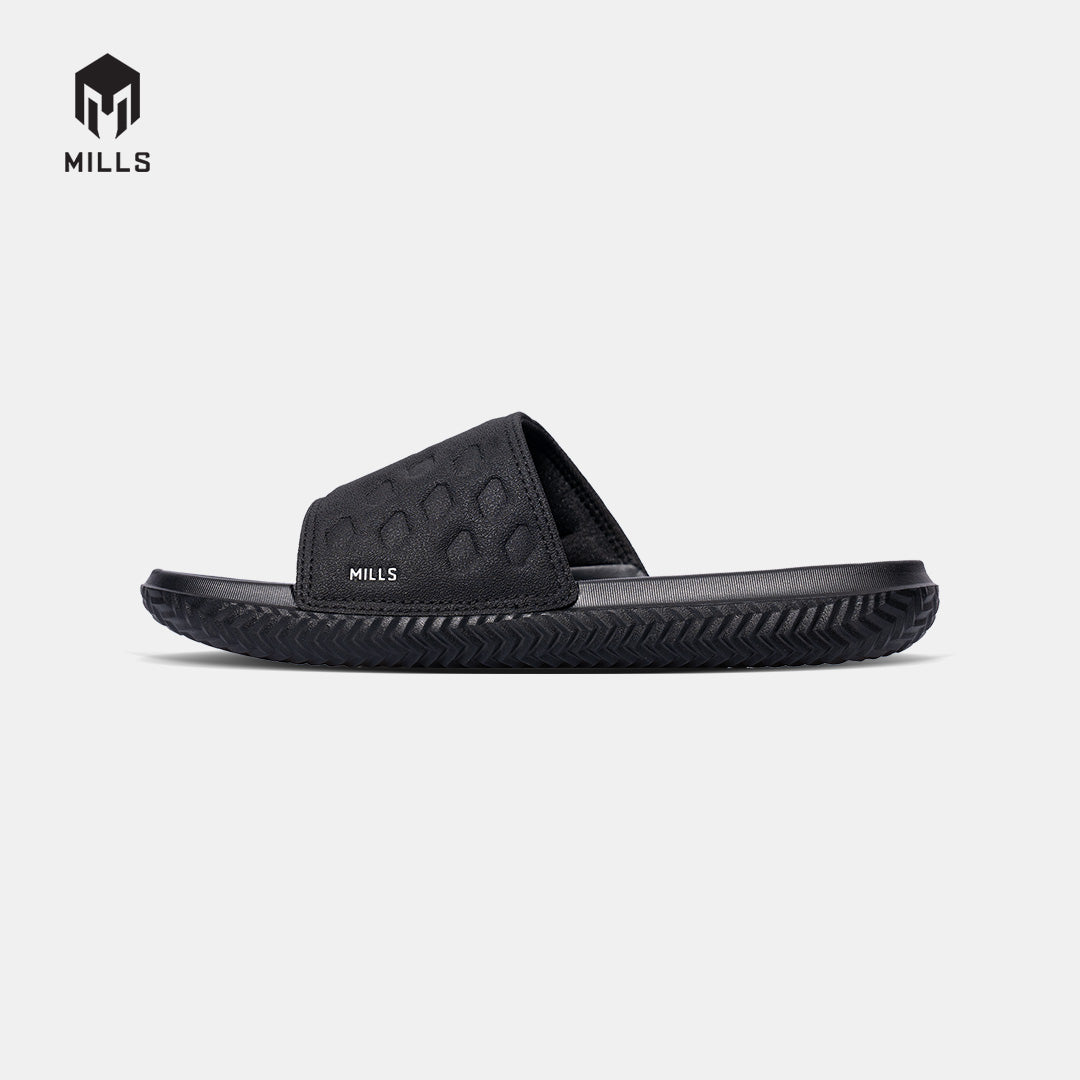MILLS SANDAL COMFY SLIDES BLACK/WHITE 9901301