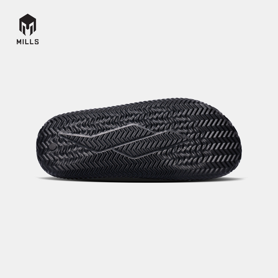 MILLS SANDAL COMFY SLIDES BLACK/WHITE 9901301