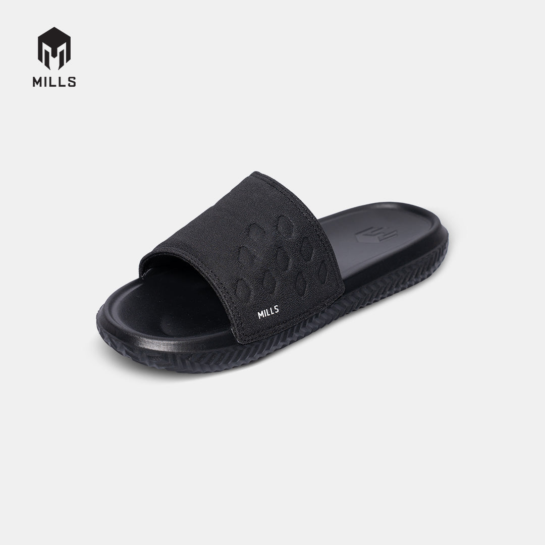 MILLS SANDAL COMFY SLIDES BLACK/WHITE 9901301