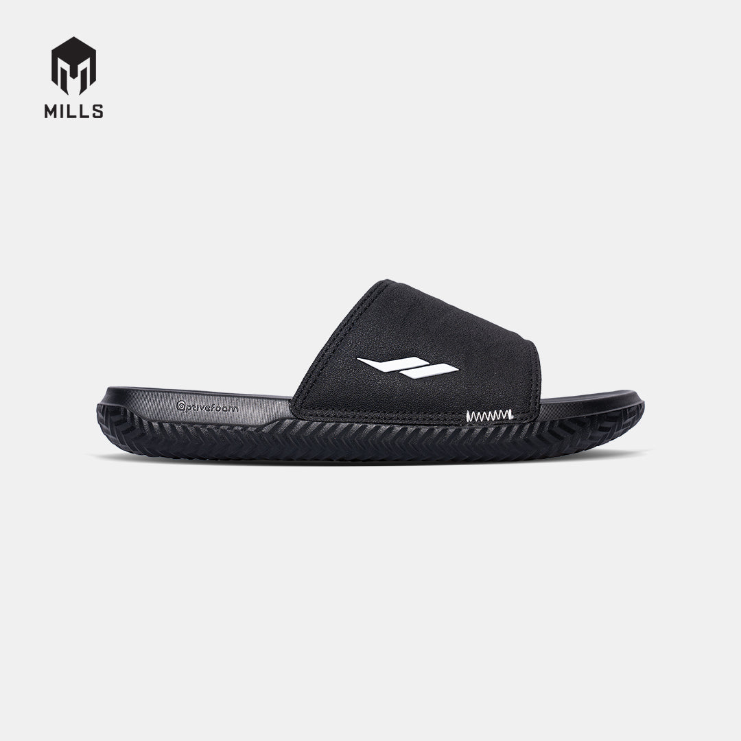 MILLS SANDAL COMFY SLIDES BLACK/WHITE 9901301