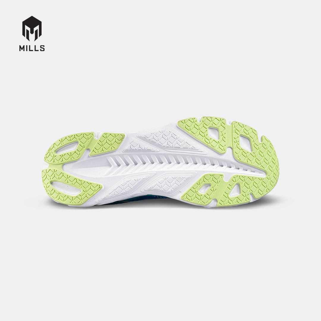 MILLS SEPATU LARI RUNNING SHOES ENERMAX NANOKNIT BLUE/CYAN/WHITE 9105101