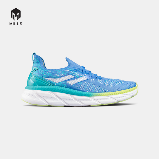 MILLS SEPATU LARI RUNNING SHOES ENERMAX NANOKNIT BLUE/CYAN/WHITE 9105101
