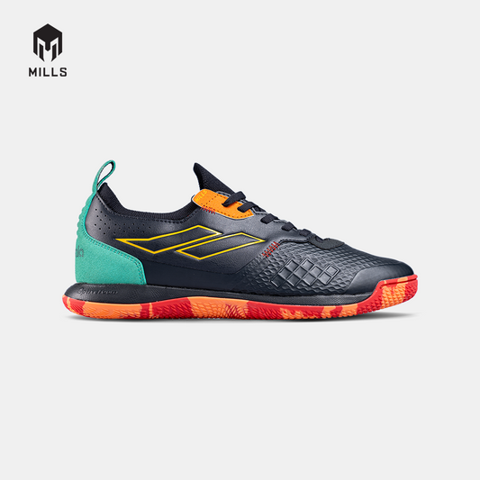 MILLS SEPATU FUTSAL VOLTASALA PRO NEMESIS BLACK/CORAL.SURG/GREEN 9500901