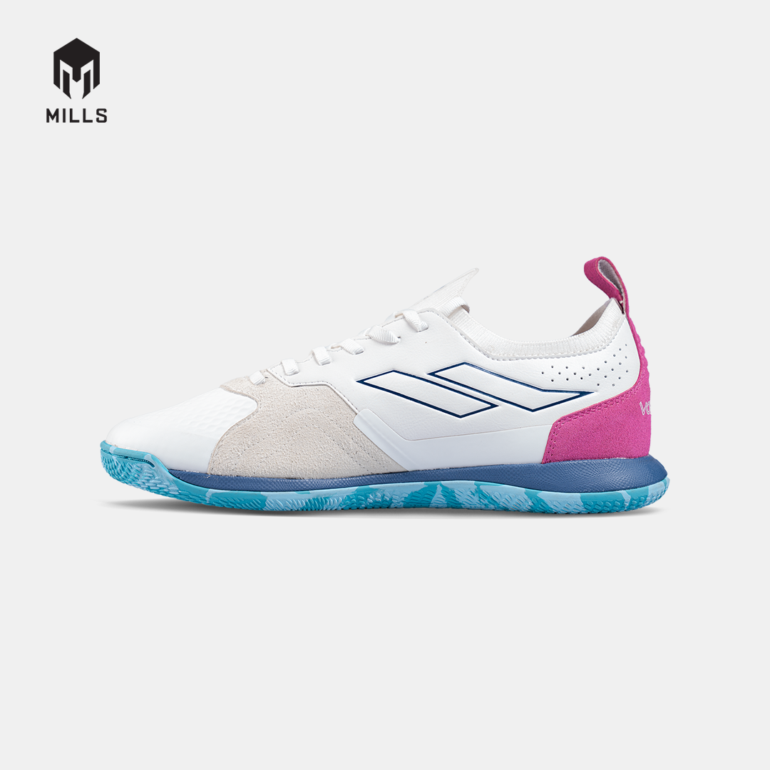 MILLS SEPATU FUTSAL VOLTASALA PRO NEMESIS WHITE/NAVY/SOFT.BLUE 9500907