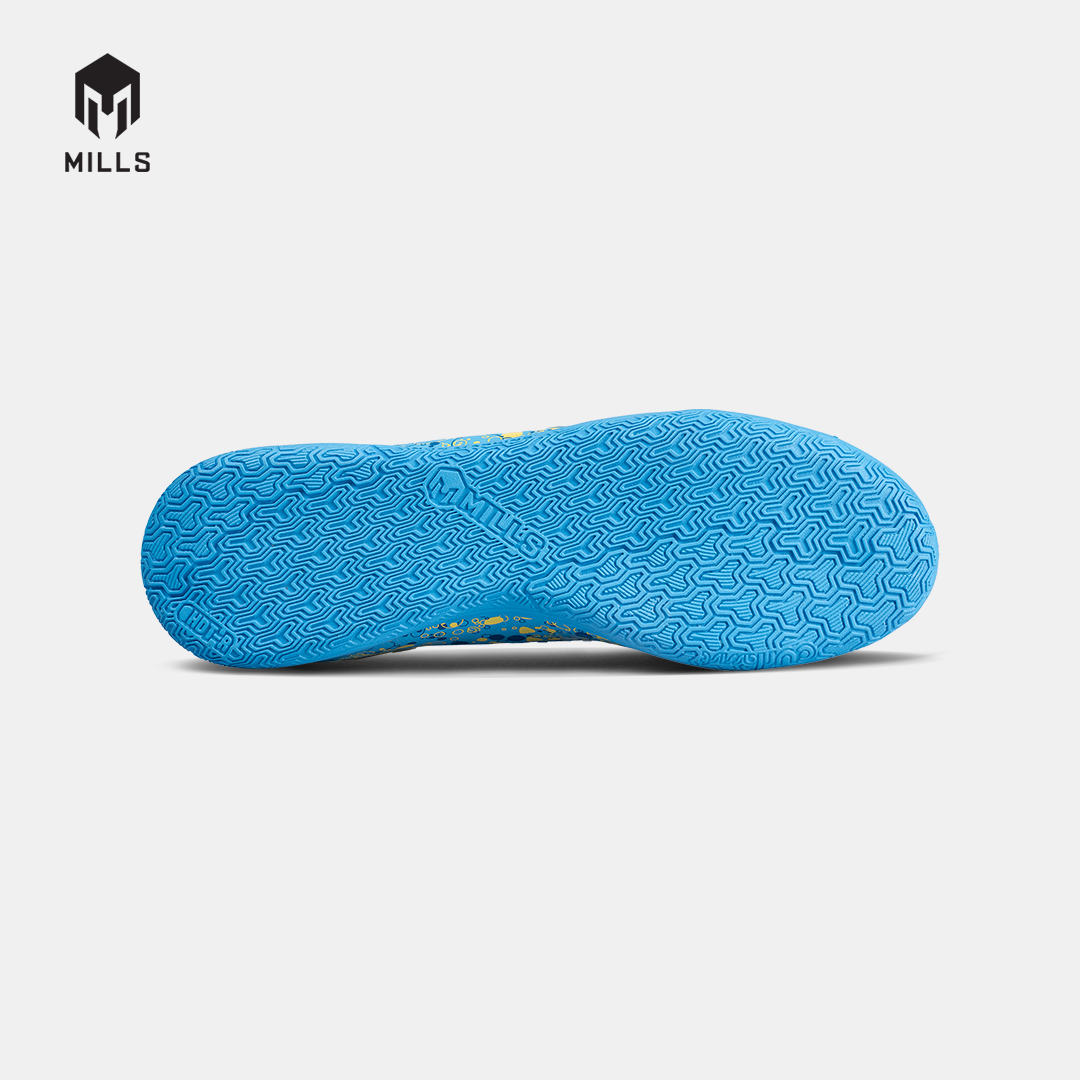 MILLS SEPATU FUTSAL OXY IN JR LT.BLUE/YELLOW 9801102
