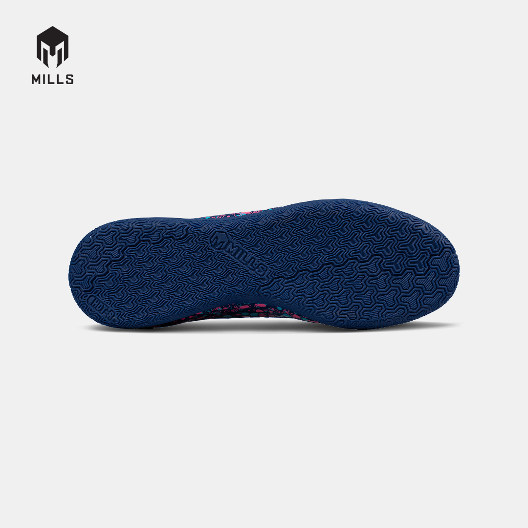 MILLS SEPATU FUTSAL OXY IN JR - NAVY/MAGENTA - 9801103