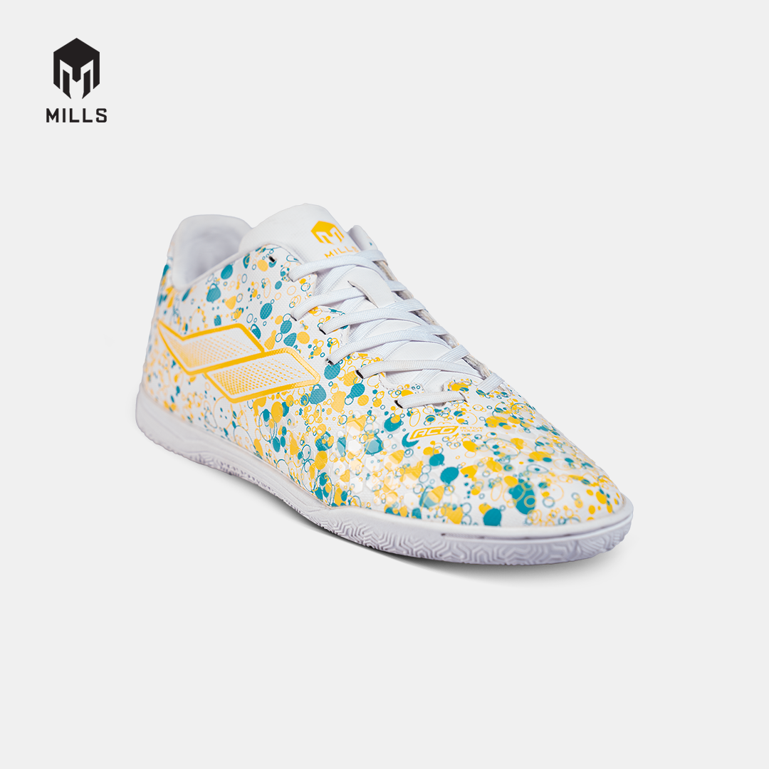 MILLS SEPATU FUTSAL OXY IN JR WHITE/YELLOW 9801104
