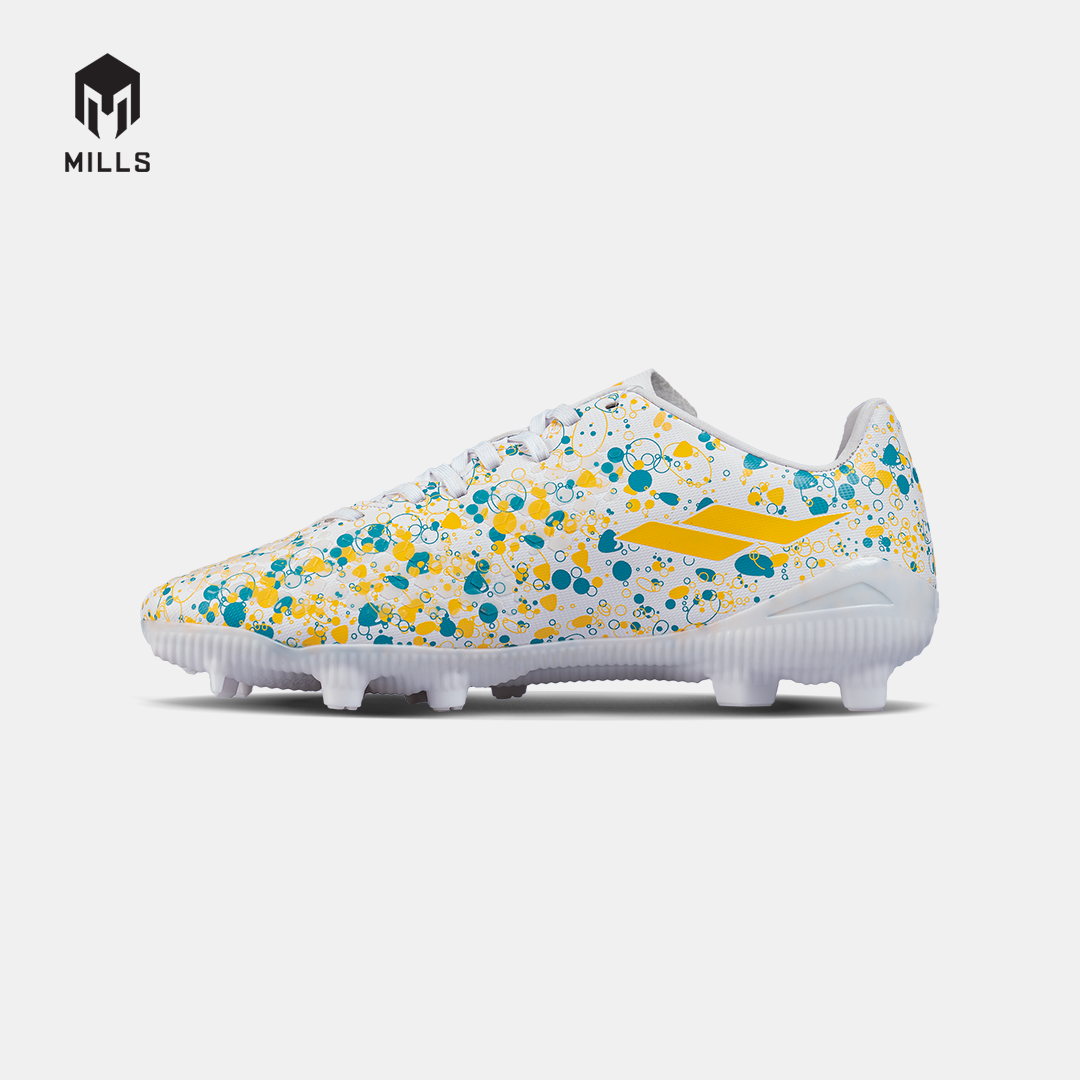 MILLS SEPATU SEPAKBOLA OXY FG JR WHITE/YELLOW 9201104