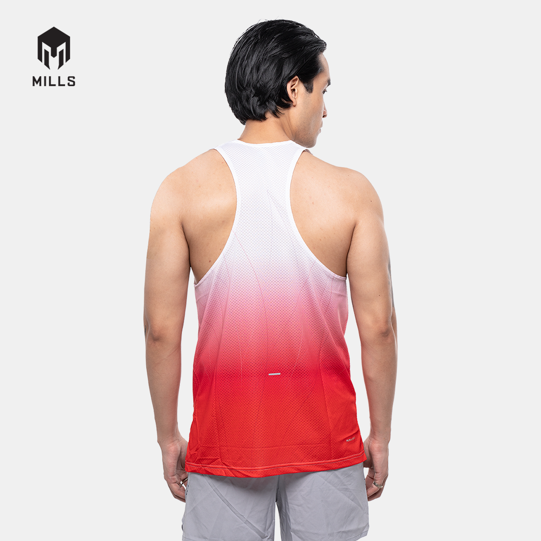 MILLS PASI AWAY RUNNING TANK TOP MEN WHITE 01100014