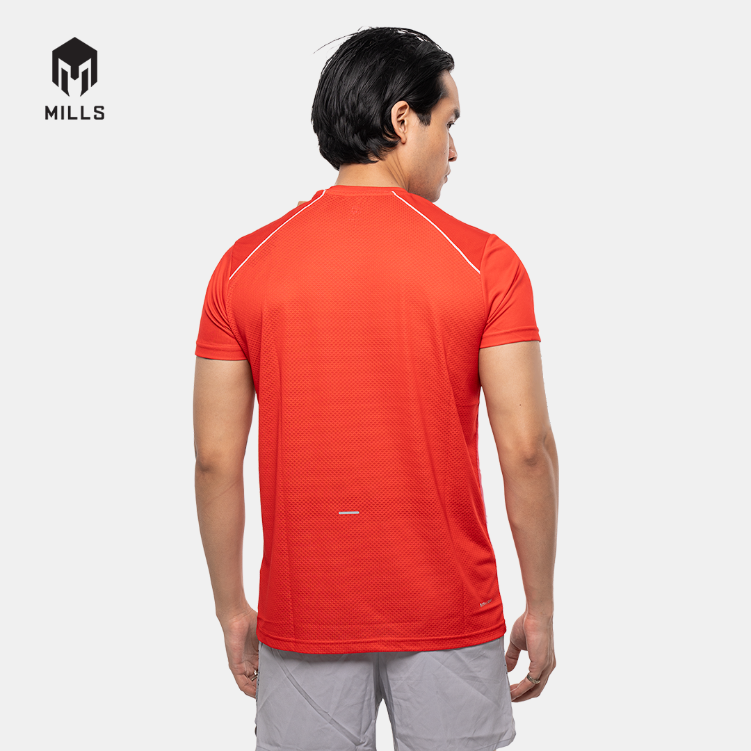 MILLS PASI HOME RUNNING T-SHIRT MEN RED 00100052