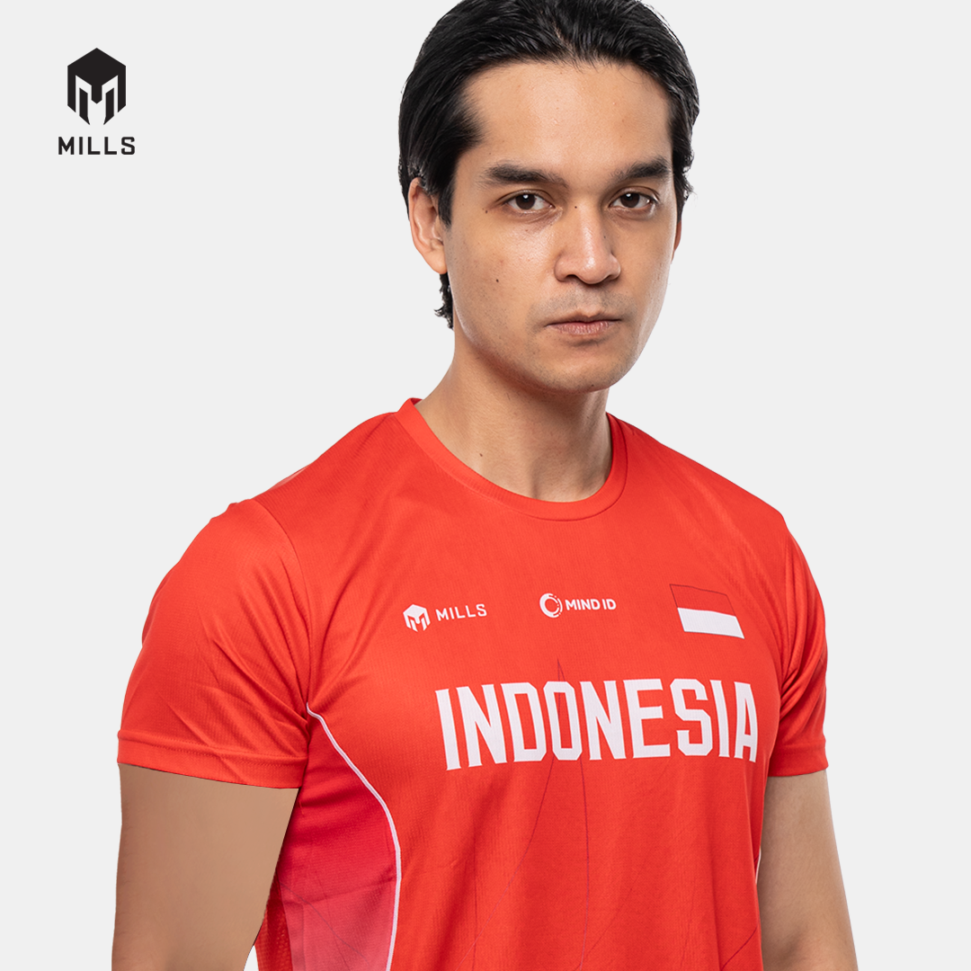 MILLS PASI HOME RUNNING T-SHIRT MEN RED 00100052