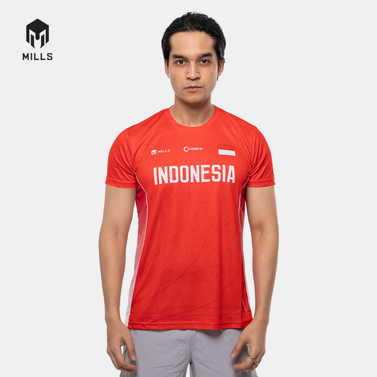 MILLS PASI HOME RUNNING T-SHIRT MEN RED 00100052