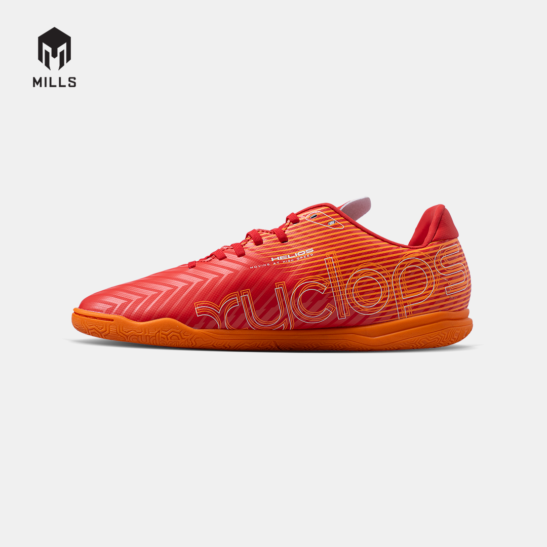 MILLS Sepatu Futsal Xyclops Helios Match In Bright Red / White / Orange 9405701
