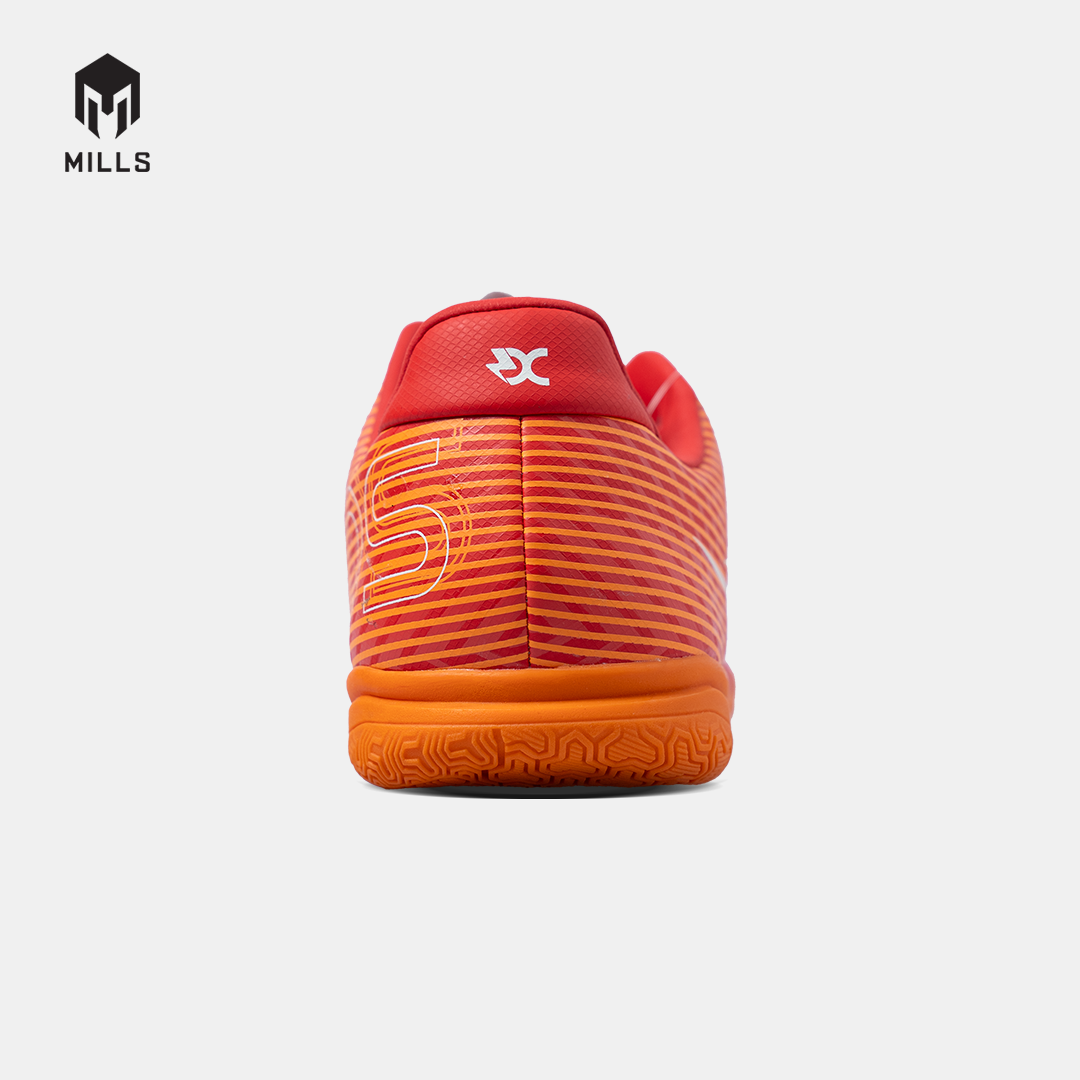 MILLS Sepatu Futsal Xyclops Helios Match In Bright Red / White / Orange 9405701
