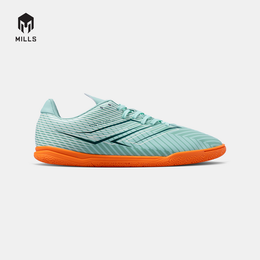 MILLS Sepatu Futsal Xyclops Helios Match In Soft Green / Orange 9405703