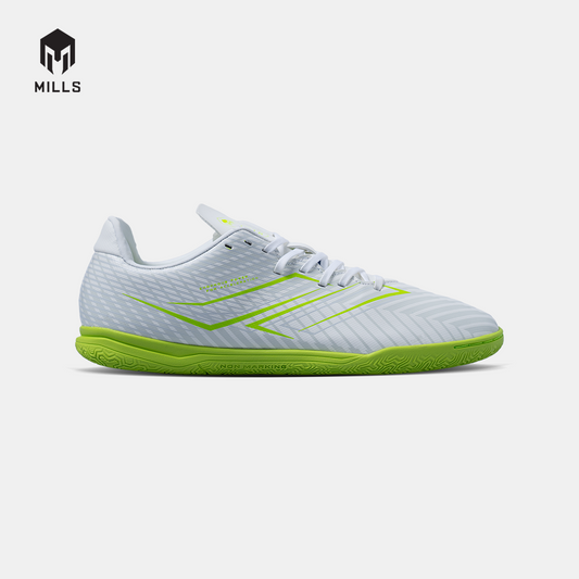 MILLS Sepatu Futsal Xyclops Helios Match In White / Neon Green 9405704