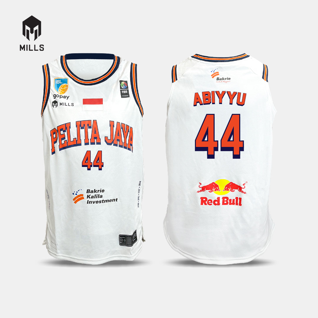 MILLS NAMESET JERSEY PELITA JAYA BASKETBALL ( HANYA NAMA DAN NOMOR SAJA )