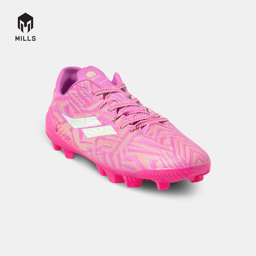MILLS Sepatu Sepakbola VONIX FG JR MAGENTA/WHITE 9202401