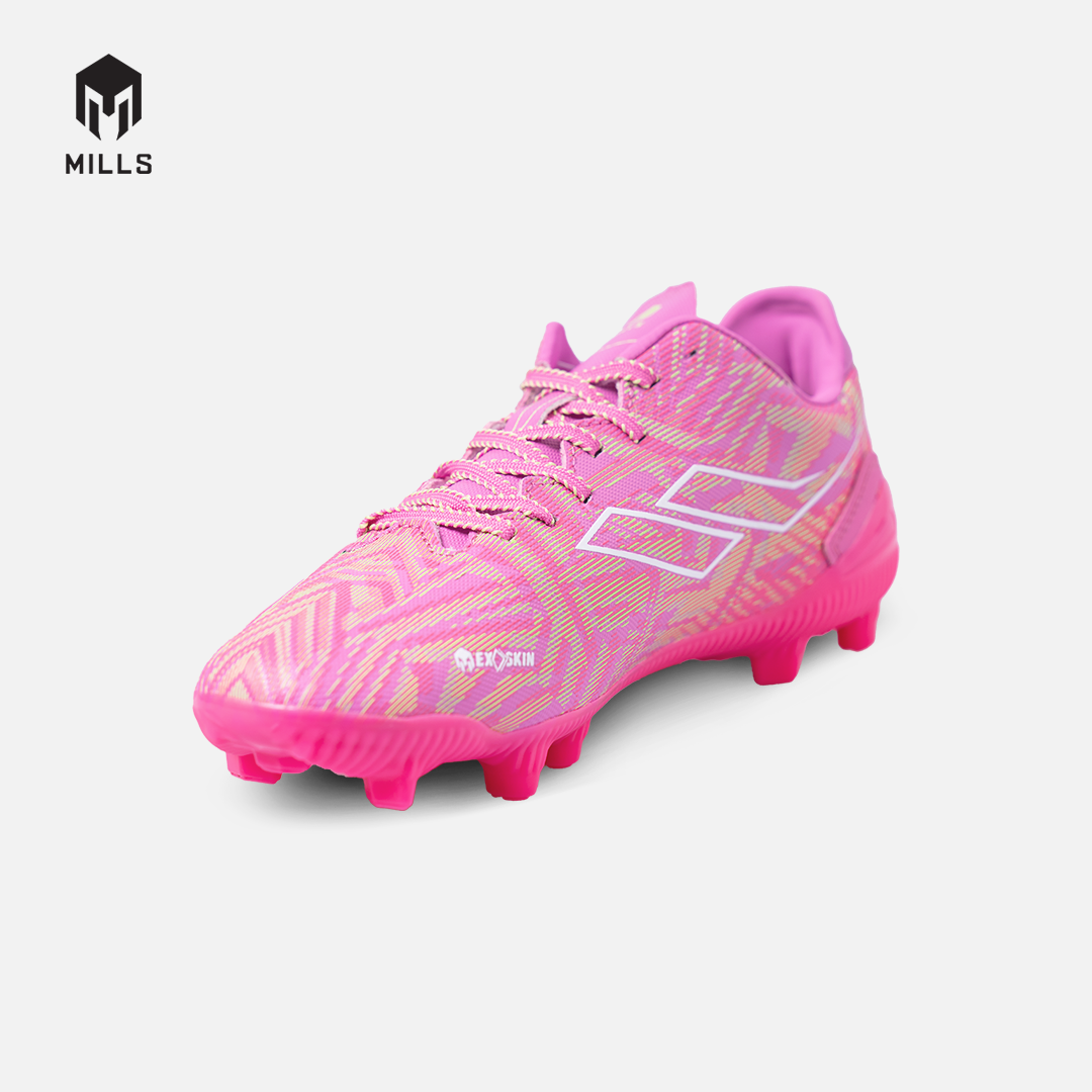 MILLS Sepatu Sepakbola VONIX FG JR MAGENTA/WHITE 9202401