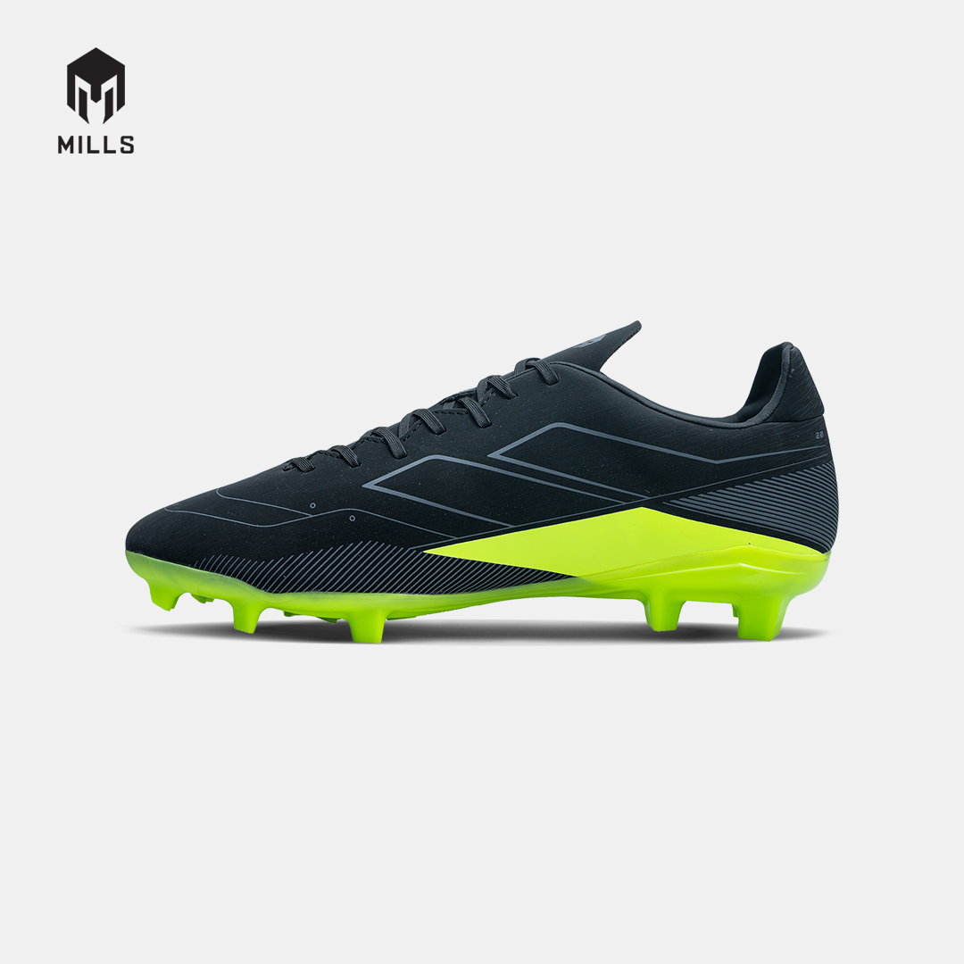 MILLS SEPATU SEPAKBOLA VULCAN 2.0 FG BLACK/SILVER/NEON 9303305