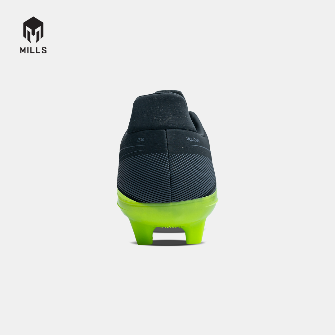 MILLS SEPATU SEPAKBOLA VULCAN 2.0 FG BLACK/SILVER/NEON 9303305