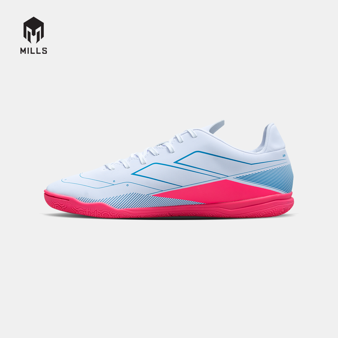 MILLS SEPATU FUTSAL VULCAN 2.0 IN WHITE/BLUE/MAGENTA 9403303