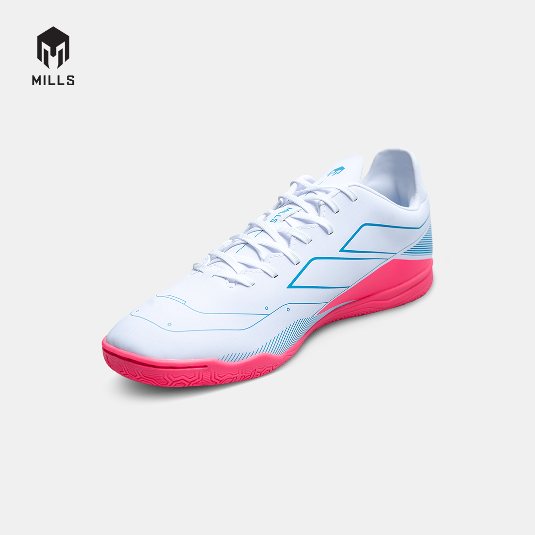 MILLS SEPATU FUTSAL VULCAN 2.0 IN WHITE/BLUE/MAGENTA 9403303