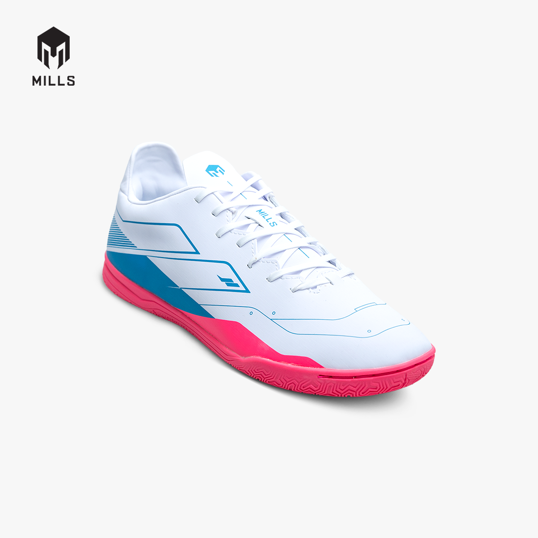 MILLS SEPATU FUTSAL VULCAN 2.0 IN WHITE/BLUE/MAGENTA 9403303