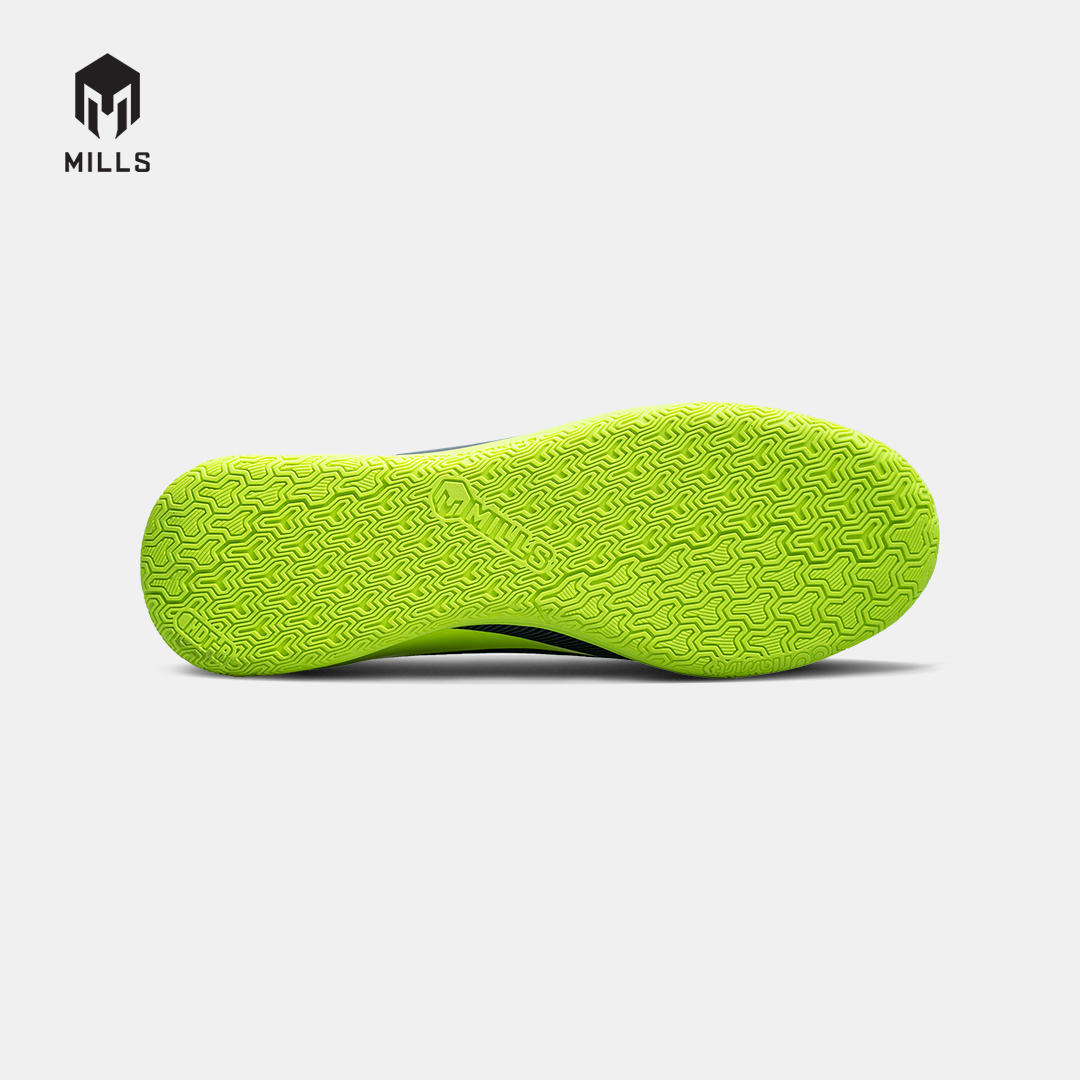 MILLS SEPATU FUTSAL VULCAN 2.0 IN BLACK/SILVER/NEON 9403305