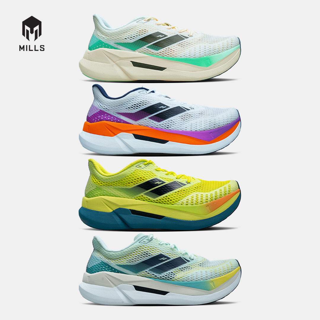 MILLS SEPATU LARI RUNNING SHOES ENERPRO ZENITH WHITE/MAGENTA/ORANGE/BLACK 9104403