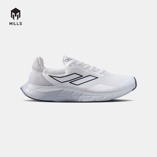 MILLS SEPATU LARI RUNNING SHOES TREXIMO VISION WHITE/LT.GREY/BLACK 9103409