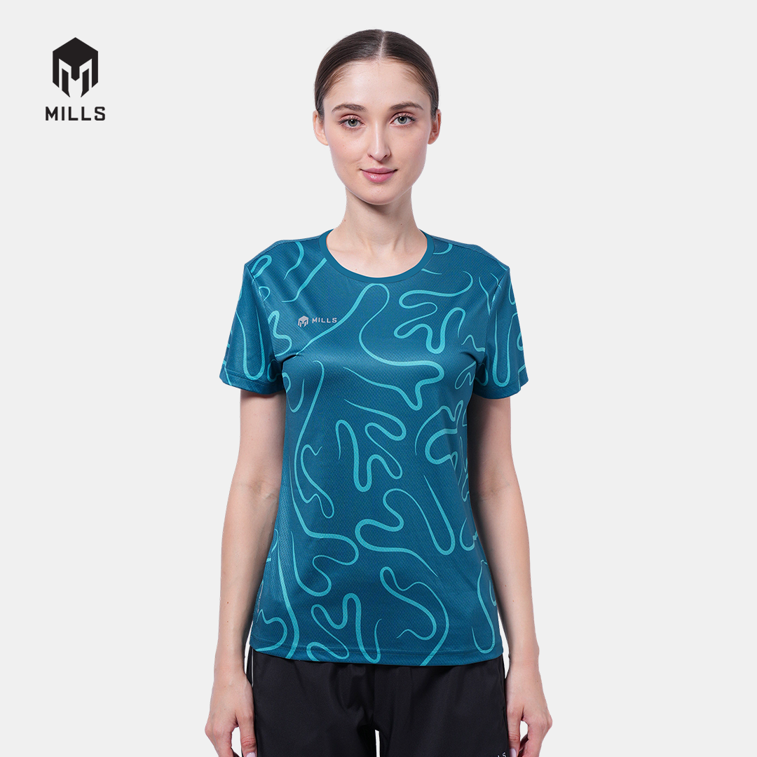 MILLS BAJU OLAHRAGA RUNNING RIVORA RUNNING T-SHIRT WOMEN 00100115